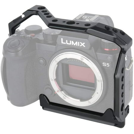 Wgthhk Aluminium Cage For Panasonic Lumix S5 With Arri Thread Nato Rail Cold Shoe 406 Walmart Canada