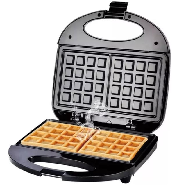 Wafflera BOMA BM-002C 2 rebanadas 800w con sistema de bloqueo