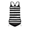 thumbnail image 5 of Xdegoge Plus Size Clearance Two Piece Women's Swimsuit Tankini Printed Tummy Control Bathing Suits Full Coverage Swim Suits with Shorts Bathing Suits Set Plus Size 2 Piece Tankinis Swimwear, 5 of 5
