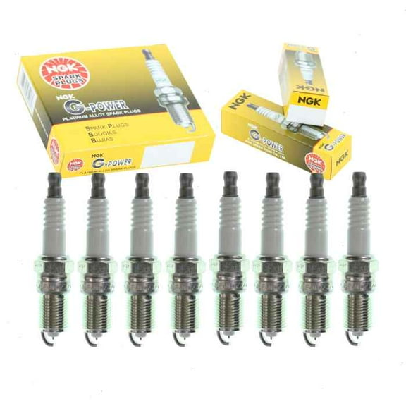8 pc NGK G-Power Spark Plugs compatible with Ford E-250 Econoline 5.4L V8 1997-2002
