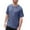 Blue, variant on QBGSAY T-shirt Men's Back Shoulder Shirt Recovery Can Tear Short Sleeve Full Open Side Button Dialysis Chemotherapy Clothing Golf Tee Shirts for Men