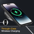 thumbnail image 3 of JETech Matte Case for iPhone 14 Pro 6.1-Inch, Shockproof Military Grade Drop Protection, Frosted Translucent Back Phone Cover, Anti-Fingerprint (Black), 3 of 6