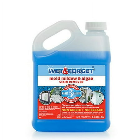 1/2 Gallon Wet & Forget Moss Remover California EPA Approved Mold & Mi, Each