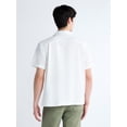 thumbnail image 3 of Free Assembly Men's Textured Cotton Camp Shirt with Short Sleeves, Sizes S-3XL, 3 of 6