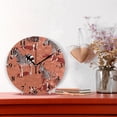 thumbnail image 2 of Zebra Black 10 inch Wall Clocks Non Ticking Easy to Read Battery Decorative for Home Bathroom Kitchen Bedroom Living Room, 2 of 8