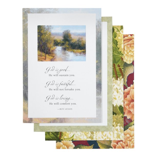 Sympathy Inspirational Boxed Cards Roy Lessin, 12 cards By