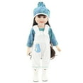 thumbnail image 2 of Tenue de Poupée Créative Adorable Vêtements de Mode pour Poupée Accessoires de Poupée pour Poupée de 18 Po, 2 of 10