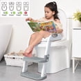 thumbnail image 3 of Asiento de entrenamiento para ir al baño con taburete y escalera SKYROKU, 3 of 5