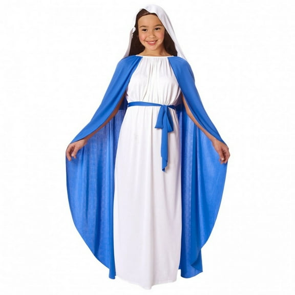Morph Mary Costume Girls Halloween Costume For Girl Blue X-Large