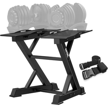 Adjustable Dumbbell Rack Weight Rack Heavy Duty, Home Gym Dumbbell Storage Stand Holder, Black