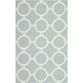 thumbnail image 1 of Safavieh Dhurries Light Blue Contemporary Rug - 6' x 9', 1 of 2