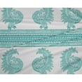 thumbnail image 5 of oneOone Polyester Spandex Teal Green Fabric Block Sewing Fabric By The Yard Printed Diy Clothing Sewing Supplies 56 Inch Wide-I8, 5 of 6