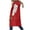 Red2, variant on FAIWAD Women's Long Hooded Down Vests Sleeveless Warm Windproof Plus Size Zip Padded Coats with Pockets