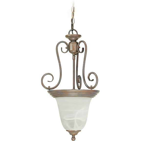 Volume Lighting V2233 Troy 1 Light 14" Wide Pendant - Prairie Rock