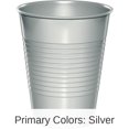 thumbnail image 5 of 240/Case Bulk Shimmering Silver 16 oz Plastic Cups, 5 of 6