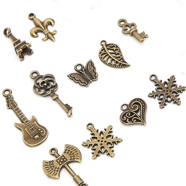Accesorios para Colgantes de Bricolaje aleación de Alta Diseño único 50 Patrones Diferentes Ideal para Pulseras Collares y Más ANGGREK Otros