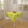 thumbnail image 4 of Wukai Bright Lemons Waterproof Tablecloth for Kitchen Dining, Fits Square Tables for 2-4 Seats -54"x54", 4 of 7