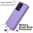 thumbnail image 4 of For Motorola Moto G Stylus 5G 2024 Phone Case, Ebizware Shockproof Military Grade Heavy Duty Full Body Protection Rugged Case Cover for Moto G Stylus 5G 2024, Purple, 4 of 10