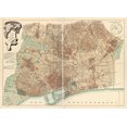 thumbnail image 2 of Vintage Apple Collection 32x24 Black Ornate Wood Framed with Double Matting Museum Art Print Titled - Barcelona, 2 of 4