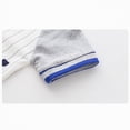 thumbnail image 4 of TOWED22 Baby Boy Golf Outfit Newborn Short Sleeve Short Romper Button up Collared Jumpsuit Summer One Piece Outfits Blue,9-12 M, 4 of 9