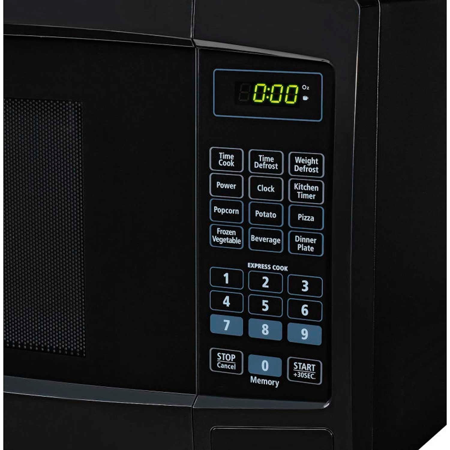 Nexel Countertop Microwave Oven, 1.1 Cu. Ft., 1000 Watts, Touch Control, Black