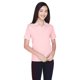 thumbnail image 1 of Polo de mujer Devon & Jones Perfect Pima Interlock ROSA/ BLANCO XL, 1 of 1