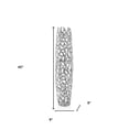 thumbnail image 5 of HomeRoots 47" Aluminum Silver Twigs Cylinder Floor Vase 40 x 9 x 9, 5 of 5
