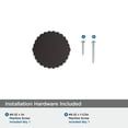 thumbnail image 4 of Amerock Ballard 1-1/8 inch (29mm) Diameter Oil-Rubbed Bronze Cabinet Knob, 4 of 6
