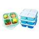 thumbnail image 4 of Juego de Loncheras de Cuatro Compartimentos, Loncheras Portátiles, Loncheras, Cajas Selladas, Contenedores de Almacenamiento de Alimentos Divididos, 4 of 5