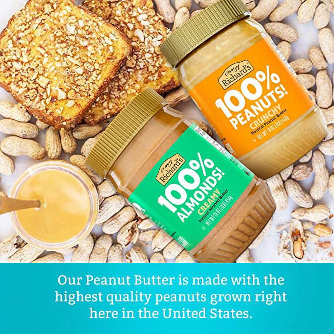 Almond Butter No Sugar Added, Made with Dry Roasted Almonds Pack of 6