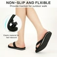 thumbnail image 5 of Ecetana Flip Flops for Women Comfort Lightweight Summer Beach Thong Sandals Slip On Indoor Outdoor, 5 of 7
