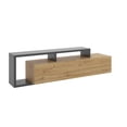 thumbnail image 2 of Mesa de TV Nordkap Gris y Madera Kessa Muebles, 2 of 5