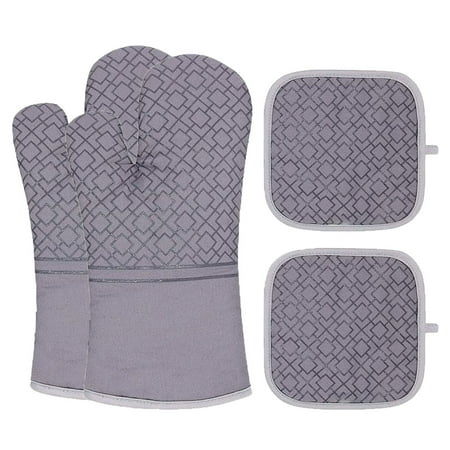 

Oven And Pan Pad Set 4 Piece Set Oven Kitchen Silicone Cooking Mechanic Glove Rubber Gloves Non Latex Nose Glove Non Latex Gloves Large Worth While Gloves Reusable Gloves for Hair Coloring Mens Large