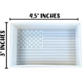 thumbnail image 3 of American Flag Freshie Silicone Mold 3 x 4.5 x 0.8 Patriotic USA 4th of July Scented Aroma Beads Supplies Resin, Car Candles, Soap Oven Safe Bake Heat Resistant to 400 F, 3 of 6