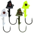 thumbnail image 4 of Swimbait Jig Head with Realistic Fish Head- 1/4oz- Chartreuse, 4 of 5