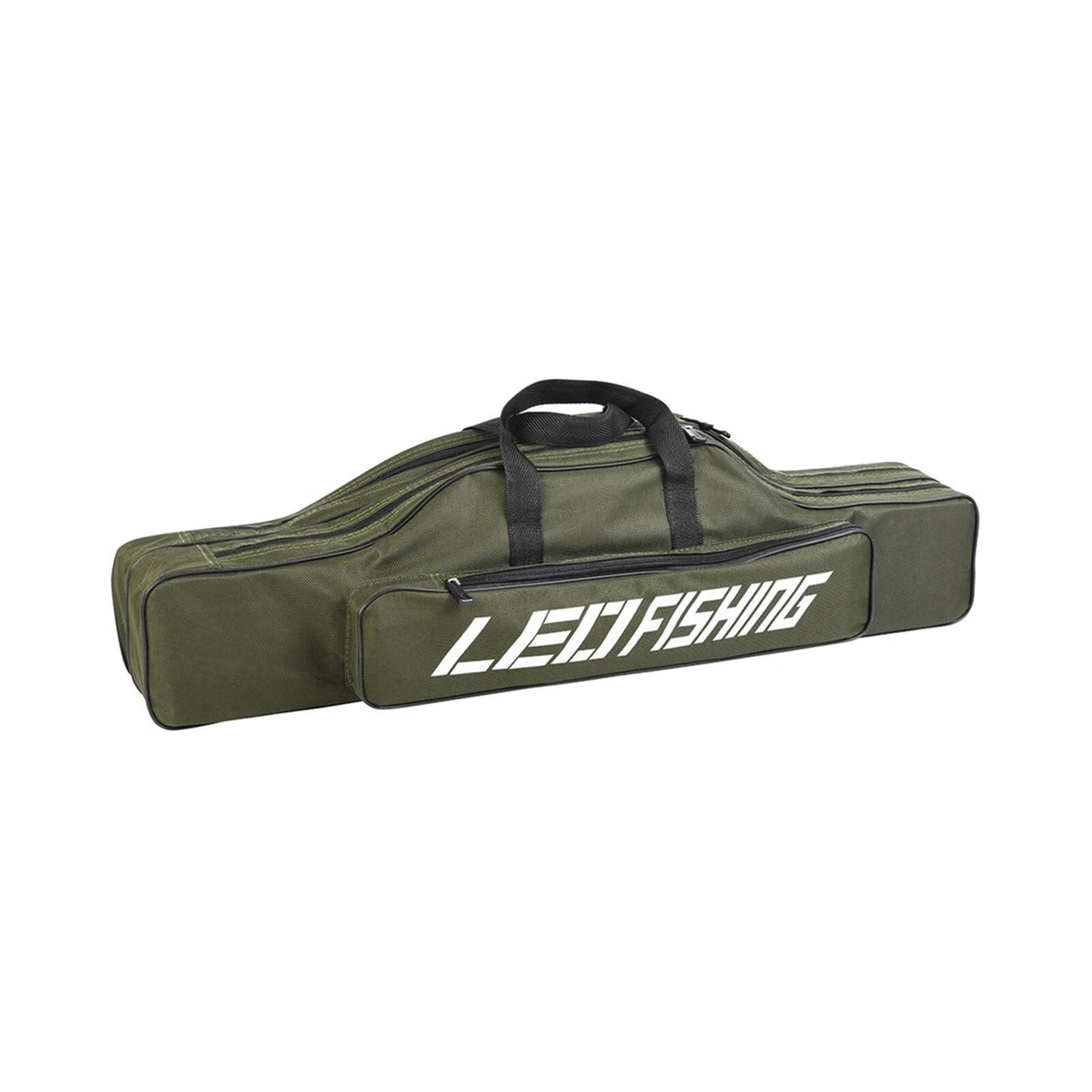 Foaenda Fishing Rod Bag Carrier Foldable Fishing Rod Travel Case