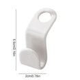 thumbnail image 6 of Snmubt Hanger Connecting Hooks 2024 New Space Saving Hangers For Closet Organizer And Storage Hanger Hooks Clothes Hanger Clips Plastic Hangers 4-Color Mixed (C), 6 of 9