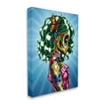 thumbnail image 3 of Stupell Industries Bold Style Detailed Tattooed Girl Green Hair Butterfly Canvas Wall Art, 24 x 30, Design by Nicholas Ivins, 3 of 5