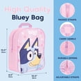 thumbnail image 3 of Mochila escolar Bluey Kids, mochila de viaje para niñas, color rosa, 3 of 7