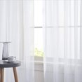 thumbnail image 5 of Cortinas Transparentes Blancas de Ventana 84 Pulgadas de 10 Paneles Cortinas Blancas Transparentes Cortinas Transparentes Panel BáSico de Bolsillo de Varilla, 5 of 5