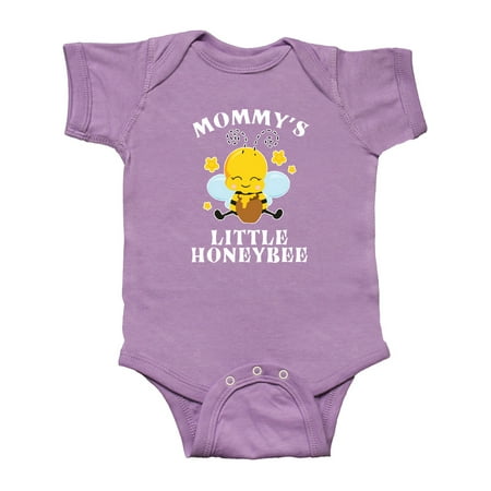 

Inktastic Cute Bee Mommy s Little Honeybee with Stars Gift Baby Boy or Baby Girl Bodysuit