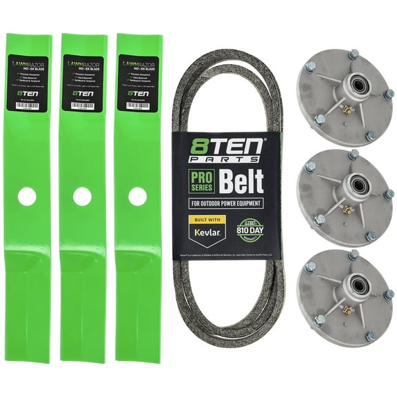 8TEN Blade Spindle Belt Deck for Murray 46501x92A 46 inch 092117E701 092574 MK1005462