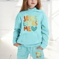 thumbnail image 2 of Children's Long Sleeved Hooded Hoodie Set Children Sweatpants And Hoodie, 2 of 6