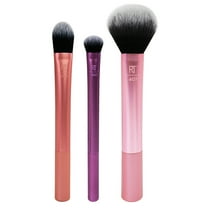 Real Techniques Travel Essentials 2.0 Makeup Brush Set, 3PC