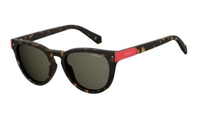 Polaroid Sunglasses Girls Pld8026s Polarized Oval Sunglasses DKHAVANA 47 mm