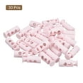 thumbnail image 3 of Unique Bargains 30Pack 4mm Cord Lock Plastic Double Hole Spring Toggle Stoppers, Light Pink, 3 of 5