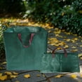 thumbnail image 4 of SIYTUAU Reusable Gardening Leaf Bag With Reinforced Handle Foldable And Portable Design Plastic Material For Yard Cleaning And Storage Leaf Bag 125L C, 4 of 7