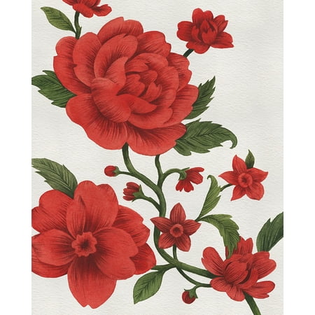Scarlet Chinoiserie I Poster Print - Grace Popp (18 x 24)
