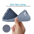 thumbnail image 5 of Njjex Samsung Galaxy A03S Case 6.5 inch; Soft Liquid Silicone Protective and Anti-Scratch Microfiber Lining Shockproof For Samsung A03S Cover - Gray, 5 of 7
