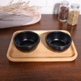 thumbnail image 4 of TAILTOSS Dipping Saucer Black 2Pcs 3.8In Round Seasoning Bowl, 4 of 10